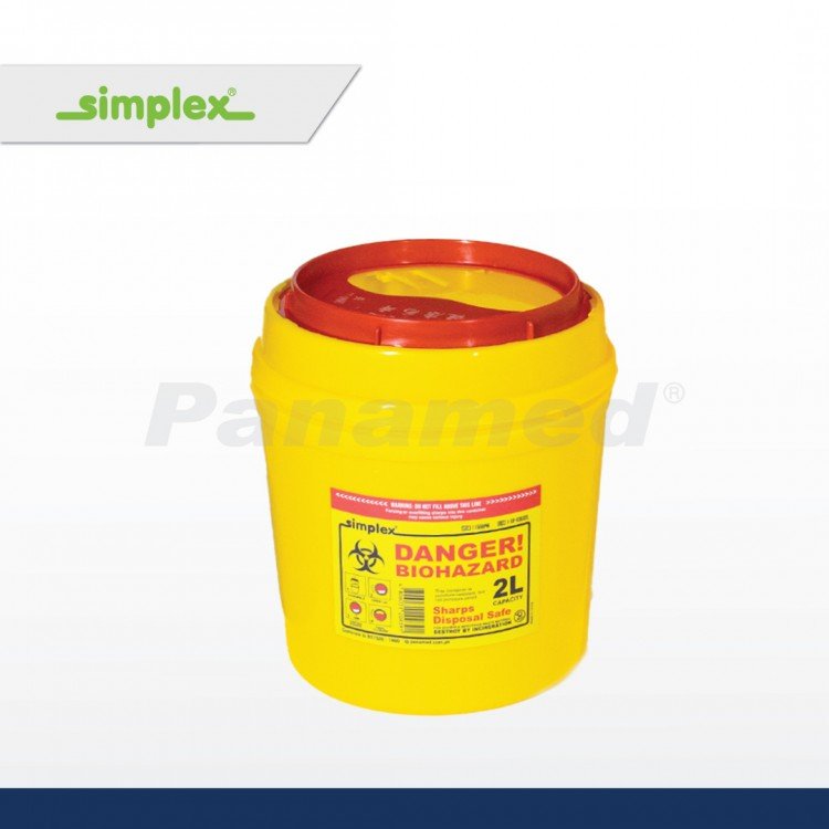 Simplex Sharps Disposal Safe 2L